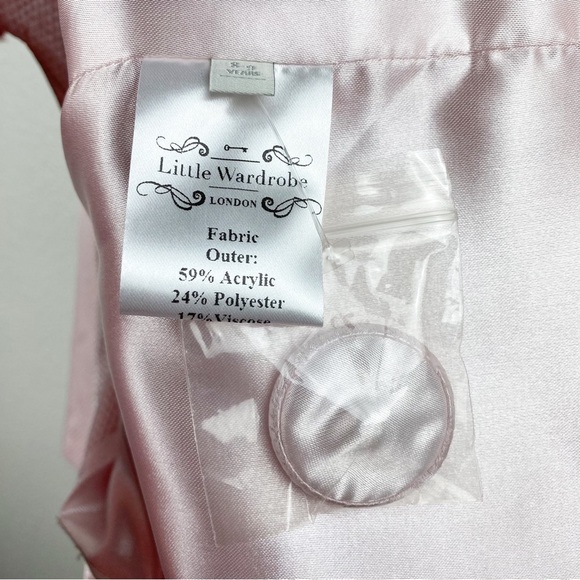 Little Wardrobe London Pink Dress & Jacket Set‎ Size 8-9Y - Picture 12 of 14